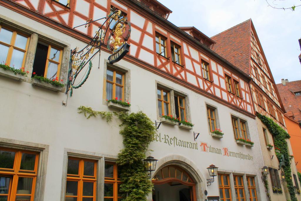 Tilman Riemenschneider Hotel Rothenburg ob der Tauber Exterior foto