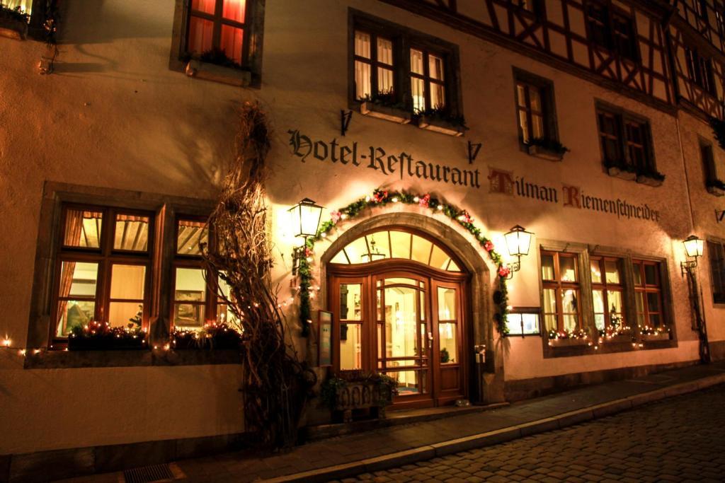 Tilman Riemenschneider Hotel Rothenburg ob der Tauber Exterior foto